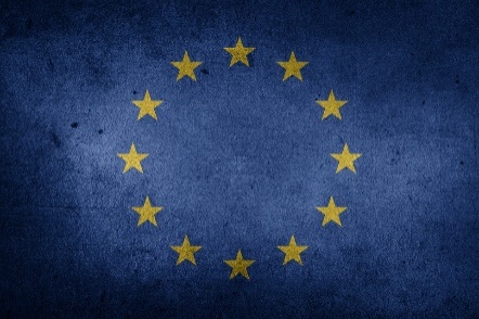 Description : Drapeau, Union Européenne, Brexit, Europe, Grunge